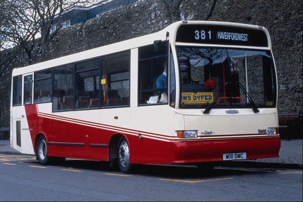 581015 Silcox Runs This Dennis Dart In The Tenby Area Of Wales, U.K. A4 Photo Print