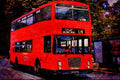 581017 A Rather Ugly Dennis Double decker In The Southampton Fleet A4 Limited Edition Watercolour Print