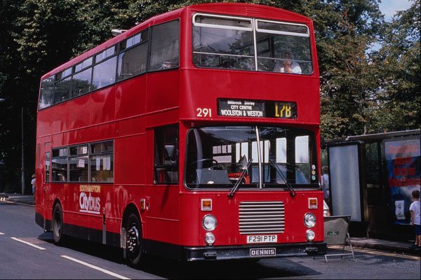 581017 A Rather Ugly Dennis Double decker In The Southampton Fleet A4 Photo Print