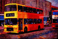 581018 Midland Fox 4522 In Leicester, 1990 A4 Limited Edition Watercolour Print