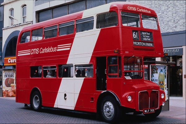 581020 Former London Routemaster At Work In Carlisle A4 Photo Print