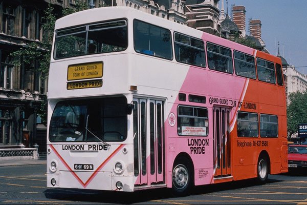 581025 Ex London Transport Daimler On Sightseeing Tour A4 Photo Print