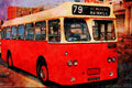 581032 St. Helen's Transport AEC _Reliance_, Blackpool 1985 A4 Limited Edition Watercolour Print