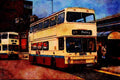 581045 1987 Metrobus Picks Up At Reading Railway Station A4 Limited Edition Watercolour Print