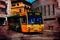 581049 Badgerline Dennis _Lance_ Descends Into Bristol Center A4 Limited Edition Watercolour Print