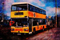 581059 Leyland Titan Demonstrator On Cardiff City Services, 1979 A4 Limited Edition Watercolour Print