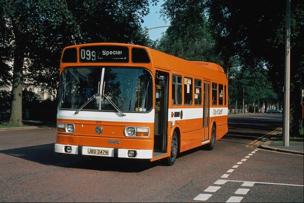 581066 Cardiff City 217 Travels Through The Civic Center, 1976 A4 Photo Print