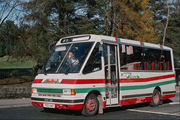 581069 Rhymni Valley Metrorider Minibus, Pengam A4 Photo Print