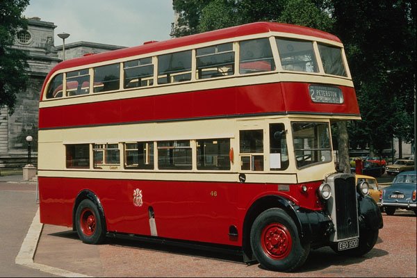 581072 Cardiff Corp. 4b, A 1949 Crossley Decker In Preservation A4 Photo Print