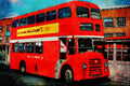 581077 Western Welsh Leyland Decker In National Bus Livery A4 Limited Edition Watercolour Print