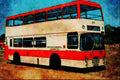 581080 Southampton City 277 _Dominator_ Shows Off The Revised Livery A4 Limited Edition Watercolour Print