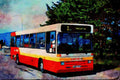 581091 Brewers Dennis _Dart_ 607 Badgerline Subsidiary A4 Limited Edition Watercolour Print