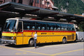 581098 Swiss Setra Post Bus With Trailer, Meiringen 1995 A4 Photo Print