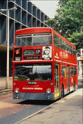 581099 London Buses Daimler Rests Between Duties At Euston Station A4 Photo Print