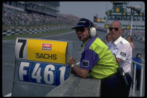 582006 The Owner Of The Sachs Team Holding Time Information A4 Photo Print