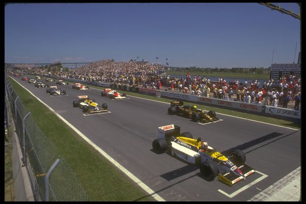 582010 Grand Prix Montreal Starting Grid A4 Photo Print