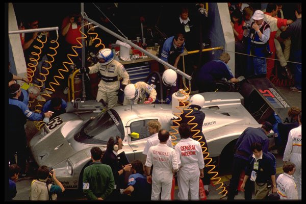582029 Mercedes Benz, Le Mans 24 hour A4 Photo Print