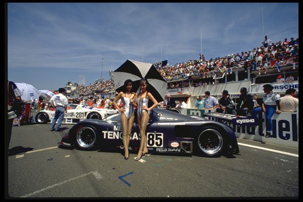 582033 Nissan Publicity Ladies, Le Mans 24 hour A4 Photo Print