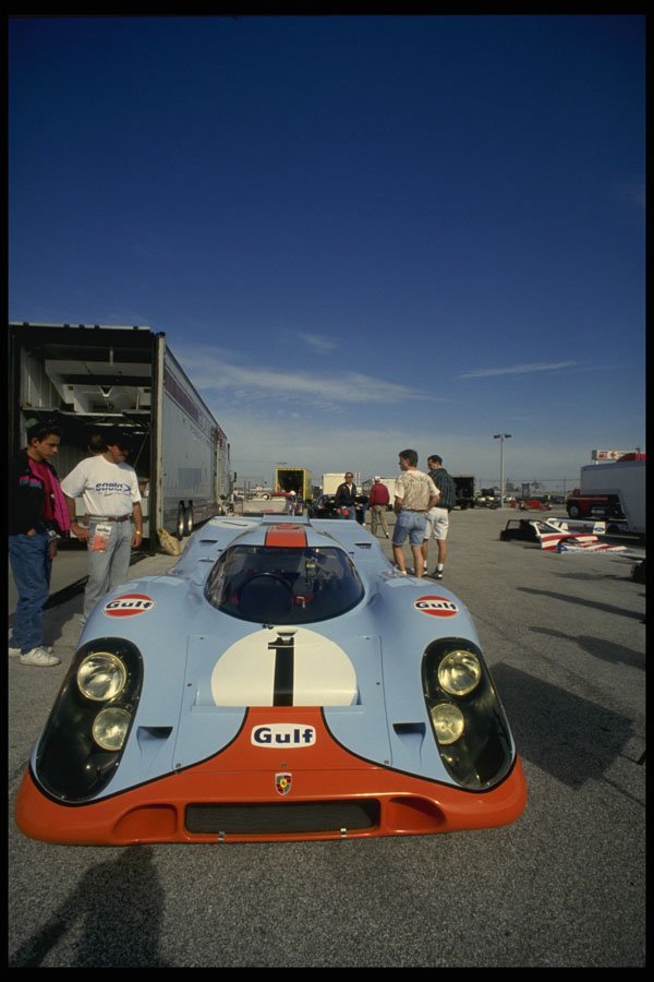 582045 917 Gulf Porsche A4 Photo Print