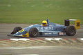 582075 Blue Formula 3 Racing Car On Circuit A4 Photo Print