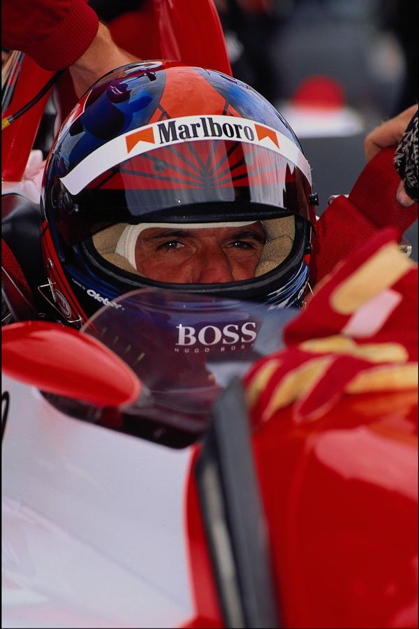582098 Emerson Fittipaldi, 1995 Miller Genuine Draft 200 A4 Photo Print