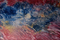 583006 Red And Blue Patterns A4 Photo Print