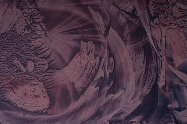 583035 Melting Purple Swirls A4 Photo Print