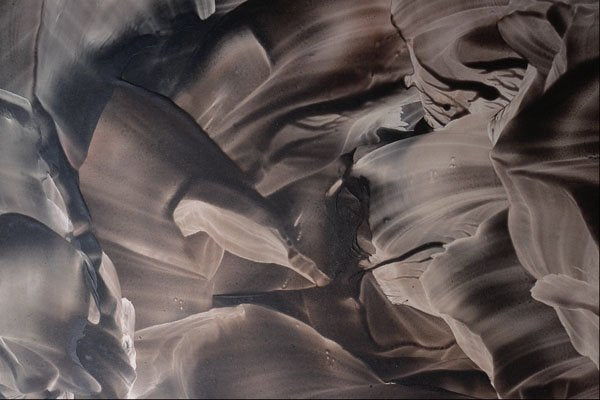 583066 Melting Blacks A4 Photo Print