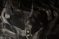 583068 Melting Blacks A4 Photo Print