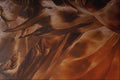 583081 Brown Melting Patterns A4 Photo Print