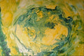 583084 Green Swirling Into Yellow A4 Photo Print