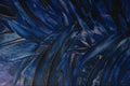 583085 Gold Tipped Blue Leaves A4 Photo Print