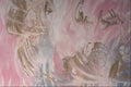 583088 Brown Strokes On Pink Sky A4 Photo Print