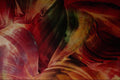 583092 Green Into Red Melting Strokes A4 Photo Print