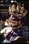 584001 Masked Temple Dancer, Ladakh, India A4 Photo Print