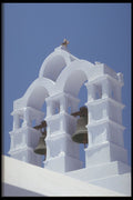584012 Church Bells, Ios, Greece A4 Photo Print