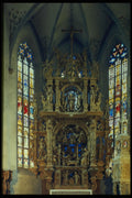 584022 Wooden Altarpiece, Ueberlingen, Germany A4 Photo Print