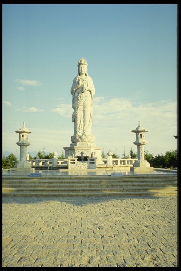 584024 Buddha At Naksam sa Temple, Korea A4 Photo Print