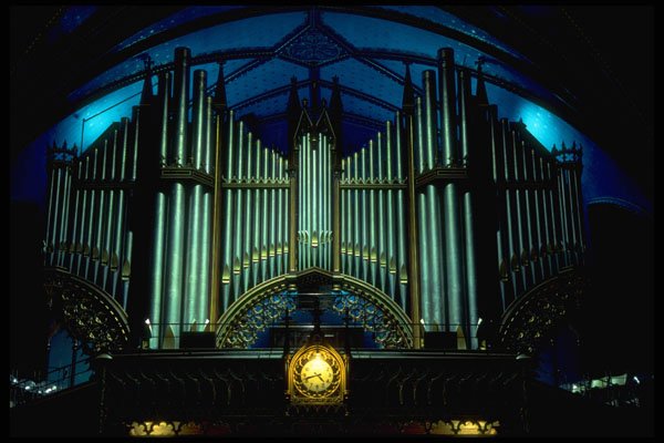 584028 Organ In Montreal's Cathedral, Quebec, Canada A4 Photo Print