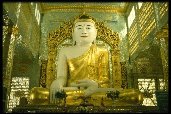 584040 Giant Buddha, Yangon, Burma A4 Photo Print