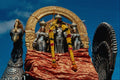 584043 God Subrahmaniam With His Two Wives, India A4 Photo Print