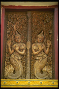 584048 Temple Doors, India A4 Photo Print