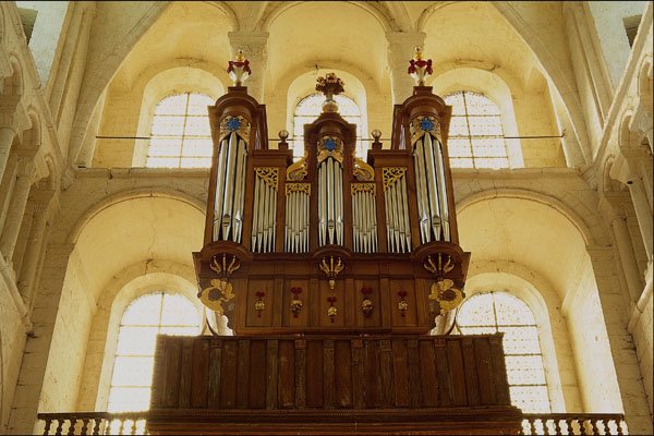 584055 Church Organ, Normandy, France A4 Photo Print
