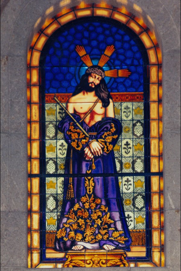 584077 Church Window, Sitges, Spain A4 Photo Print
