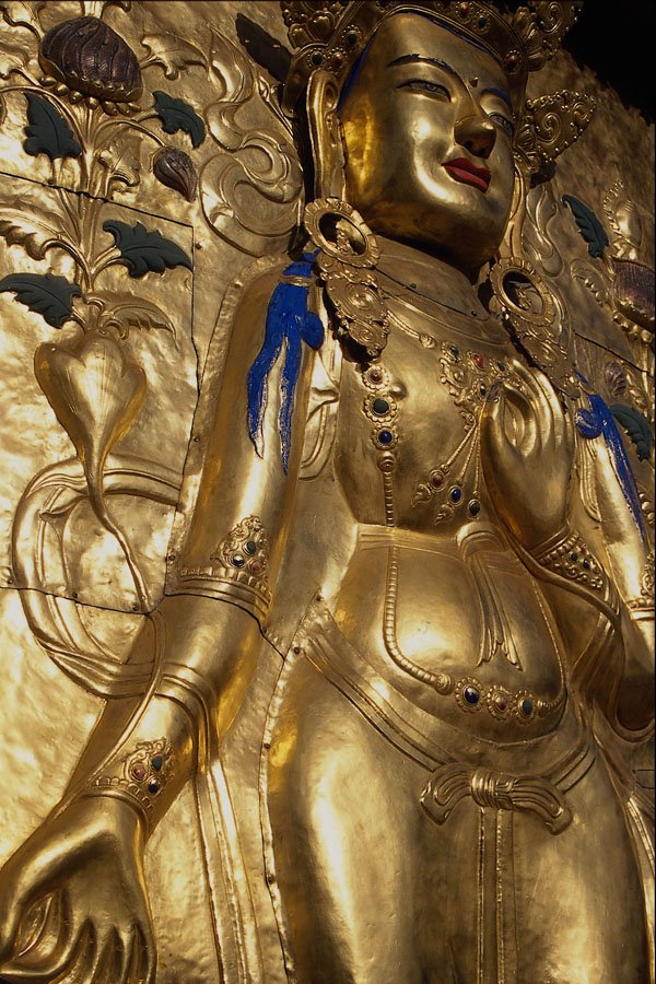 584091 Tibetan Monastery, Xiahe, Qinghai Province, China A4 Photo Print