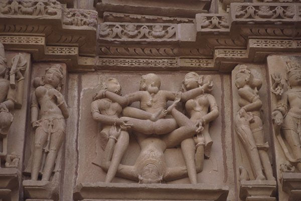 584092 Temples At Khajuraho, Northern Madhya Pradesh, India A4 Photo Print