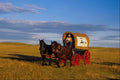 585082 Chuckwagon On The Prairie A4 Photo Print