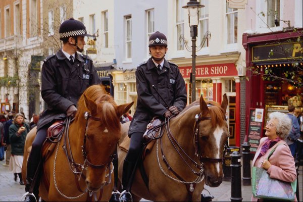 585095 London Police Officers, England A4 Photo Print