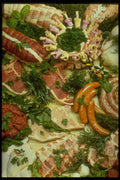 587000 Selected Meats A4 Photo Print