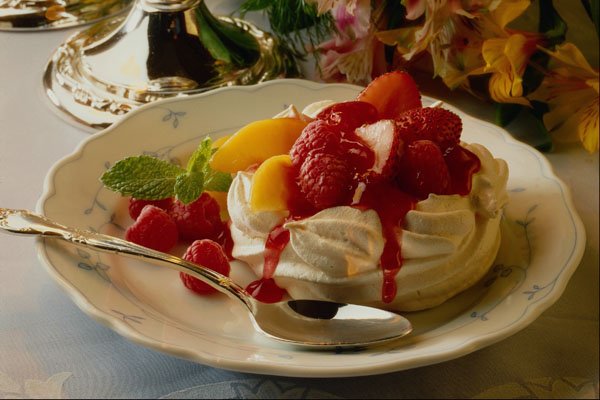 587033 Strawberry, Raspberry, Peach Shortcake A4 Photo Print